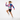 White female model in Retro Days hoodie with athletic shorts