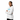 White hoodie three-quarter view