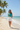 White Linen Shorts Beach