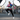 White male model in Retro Days hoodie with sweatpants