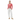 White model with white cargo pants