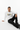 White sweatshirt sitting pose