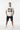 White tee feet apart