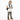 White tee with khaki pants and backpack