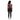 Wild Revolution Crop Top - Black female model back view