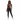 Wild Revolution Crop Top - Black female model front view