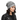 Woman in beanie - side profile