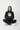 Woman in black hoodie