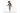 Woman walking in bomber jacket