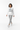 Woman walking in white