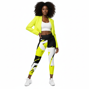 Yellow blazer look