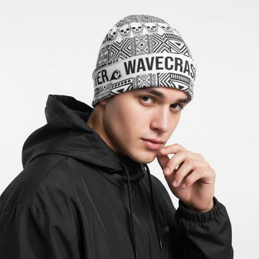 Young man in beanie - three-quarter view