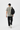 Young model back walking away