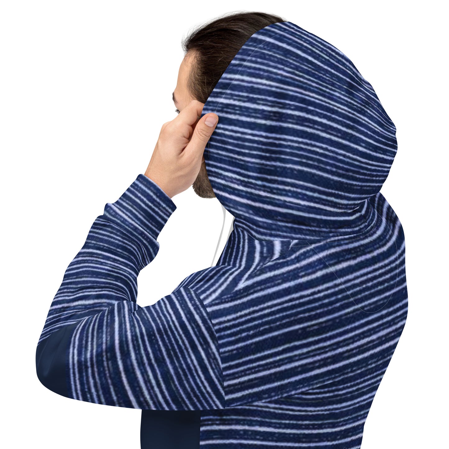 Oddson Blue striped Hoodie