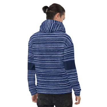 Oddson Blue striped Hoodie