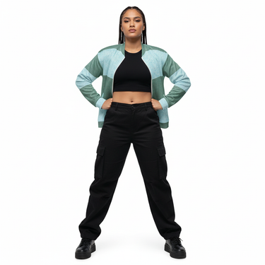 Alppeer bomber female with cargo pants