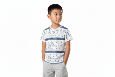 Asian boy relaxed