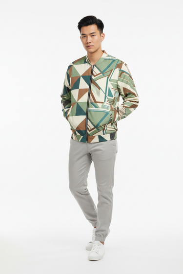 Asian man joggers