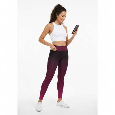 Athleisure look with white cropped tank