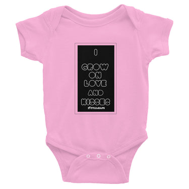 LITTLEcHAPS Infant Bodysuit - I Grow on Love and Kisses