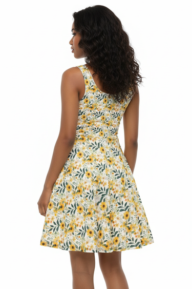Back view elegant fit
