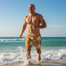 Beach Look 3 – Into the Waves