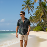 Beach Walk Buttoned