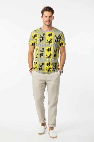 Beige Linen Pants Look