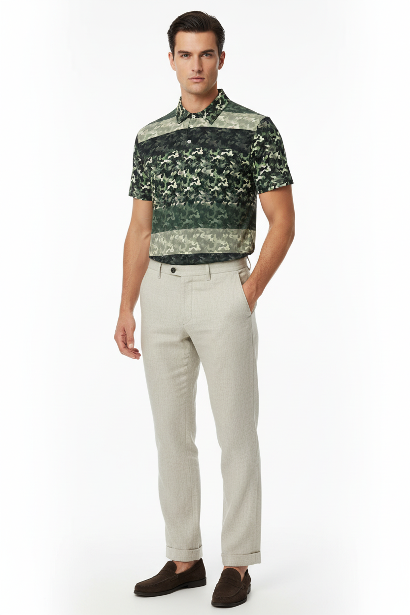 Beige Linen Trousers