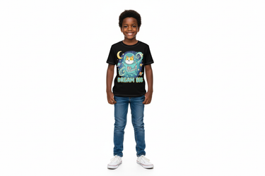 Black boy standing pose