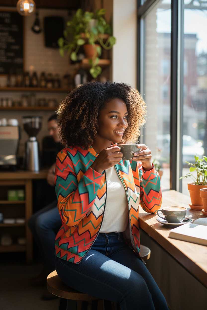 Black female coffee shop