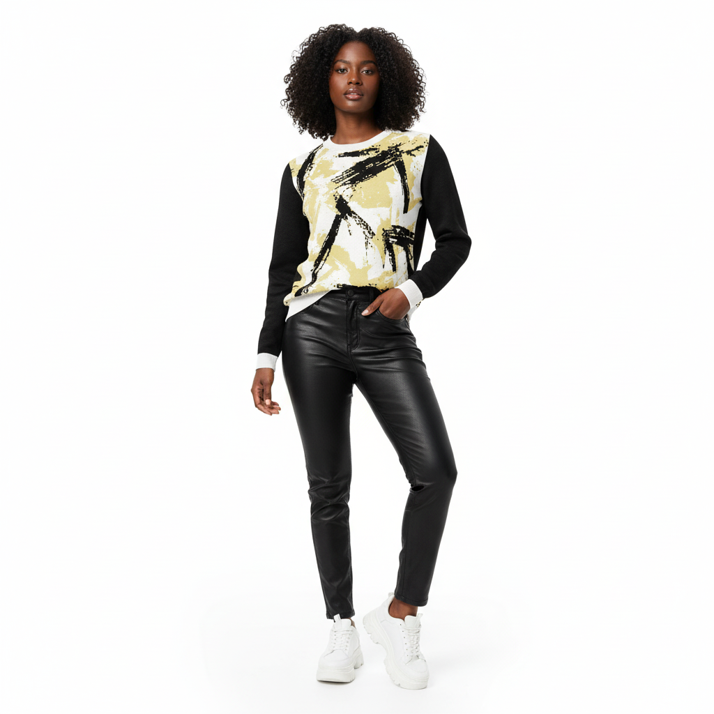 Black Female Model Luxury Edge