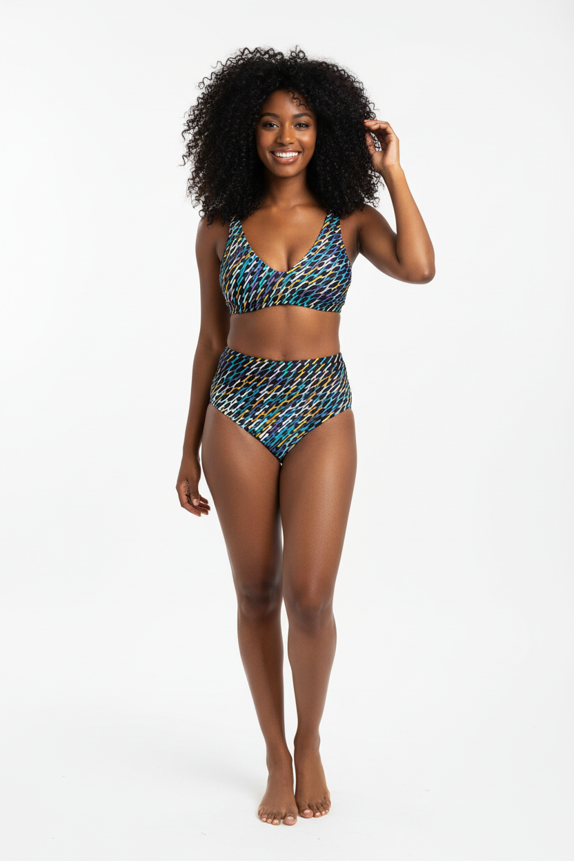 Black female model radiant