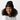 Black female model with afro
