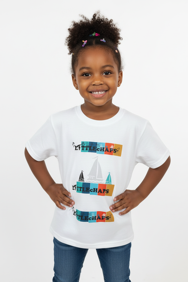 Black girl age 4 playful hands on hips