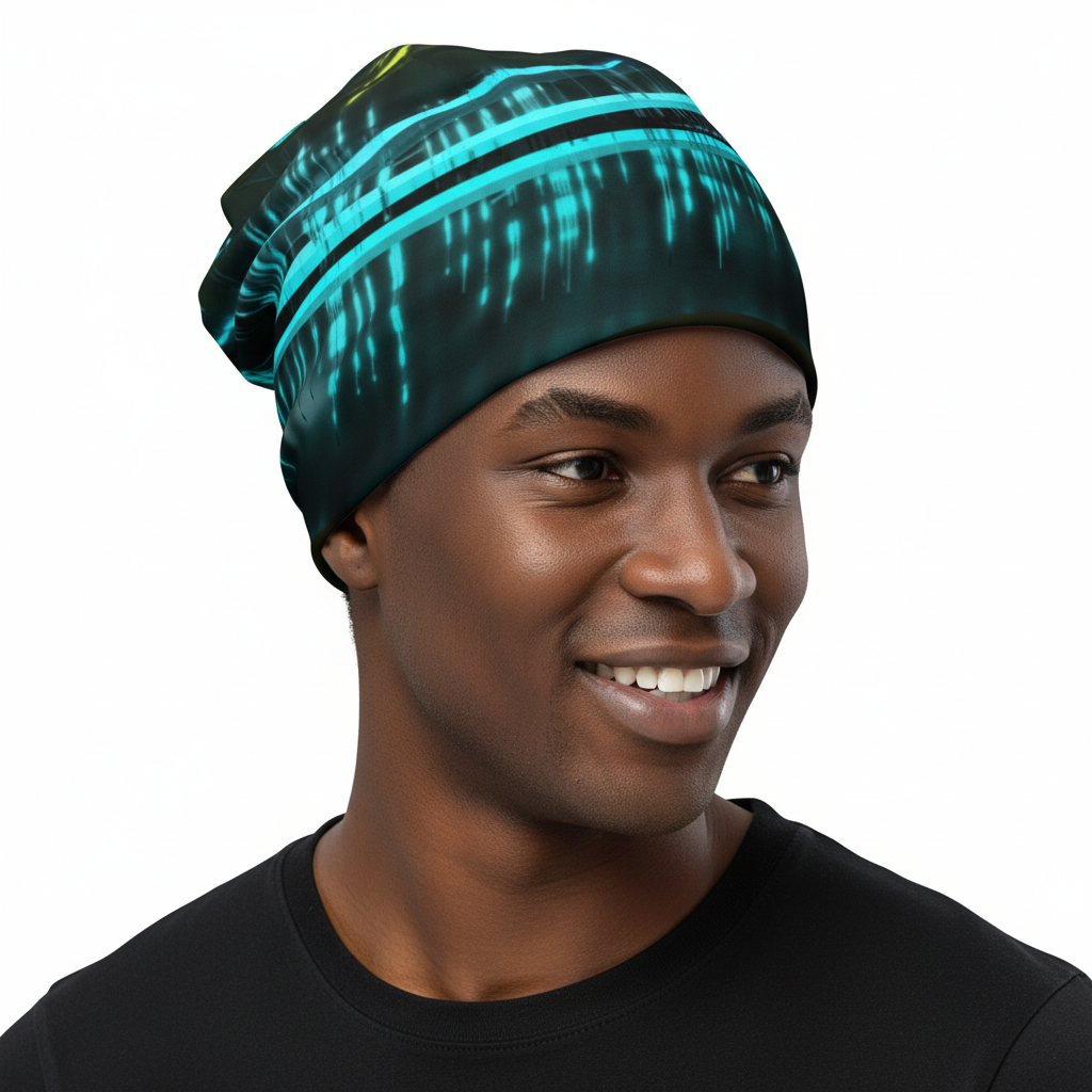 Black male model confident