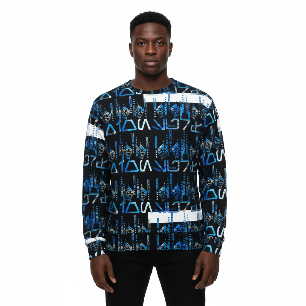 Black male model - Hands at sides