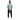 Black male model - ocean blue tee