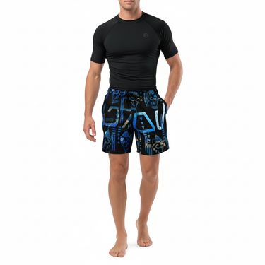 Black Rashguard Look
