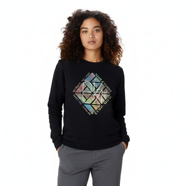 Black sweatshirt front