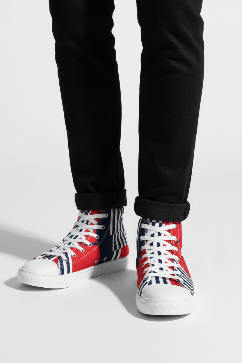 Black trousers studio
