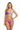 Blonde female model confident pose