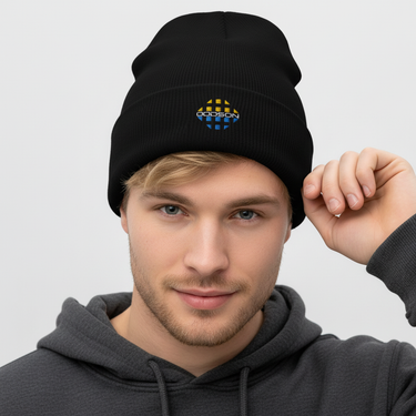 Blonde male model
