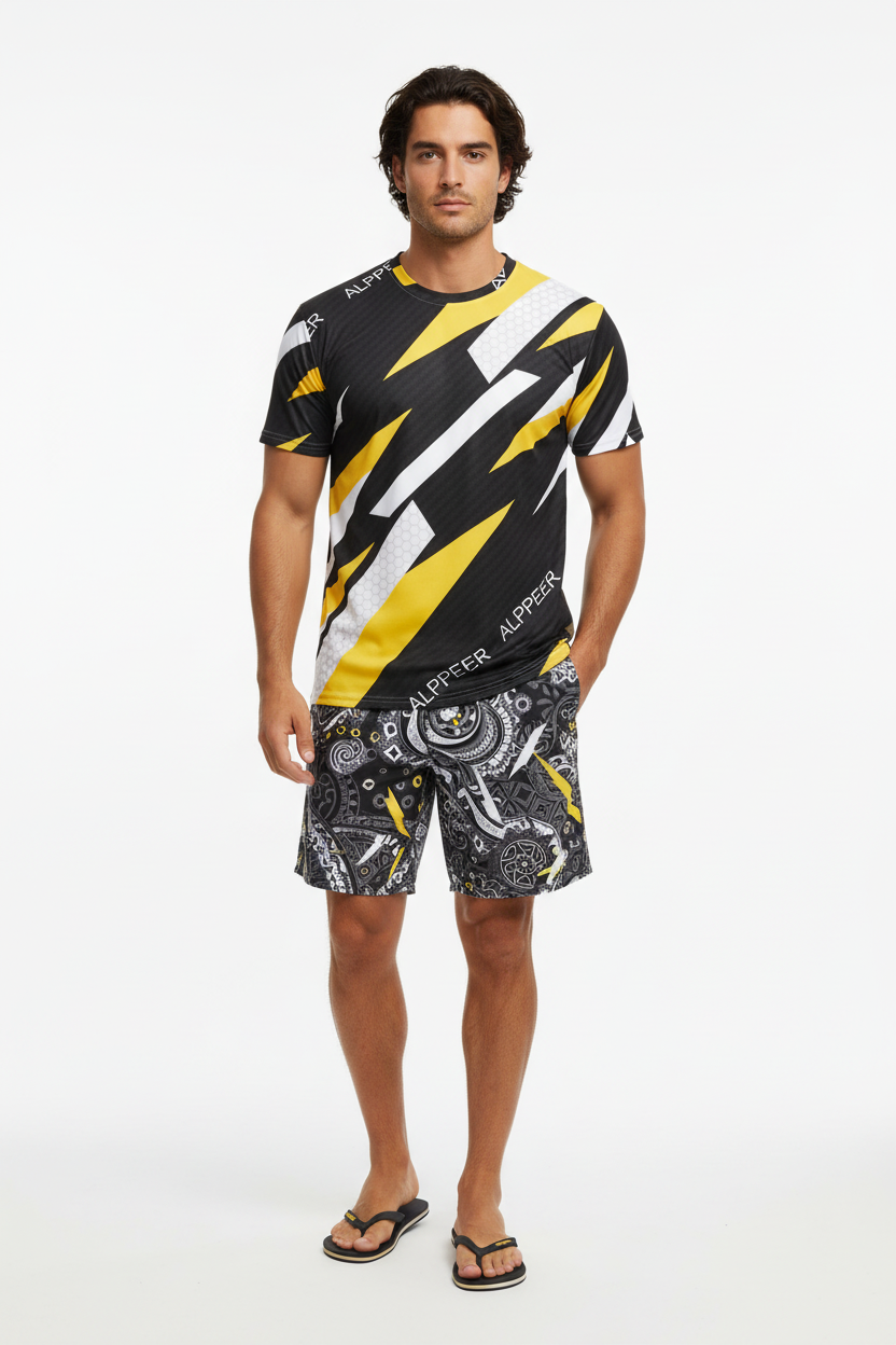 Board shorts look 4 - Patterned board shorts