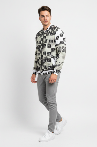 Bomber - Male Grey Joggers