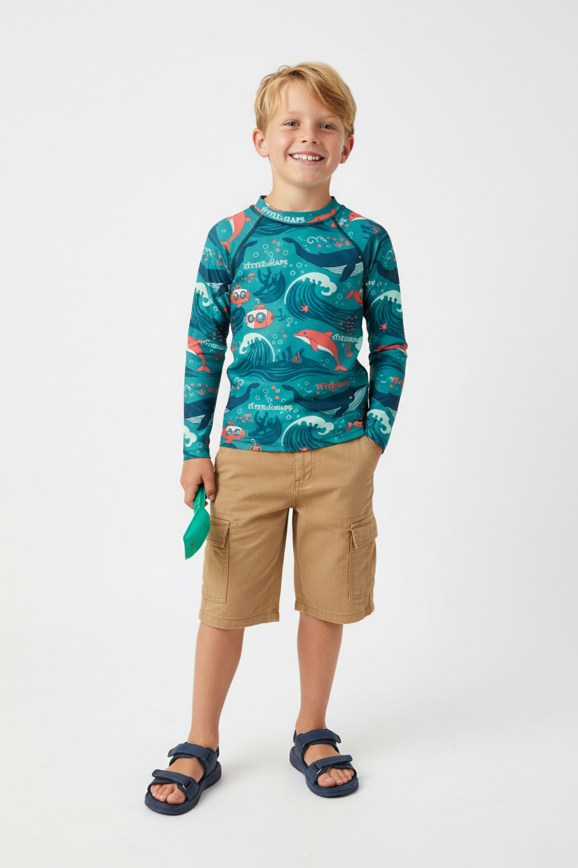 Boy 10 with Cargo Shorts