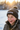Boy age 8 wearing grey and black beanie