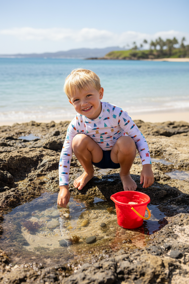Boy at Tide Pools