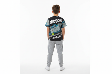 Boy back view