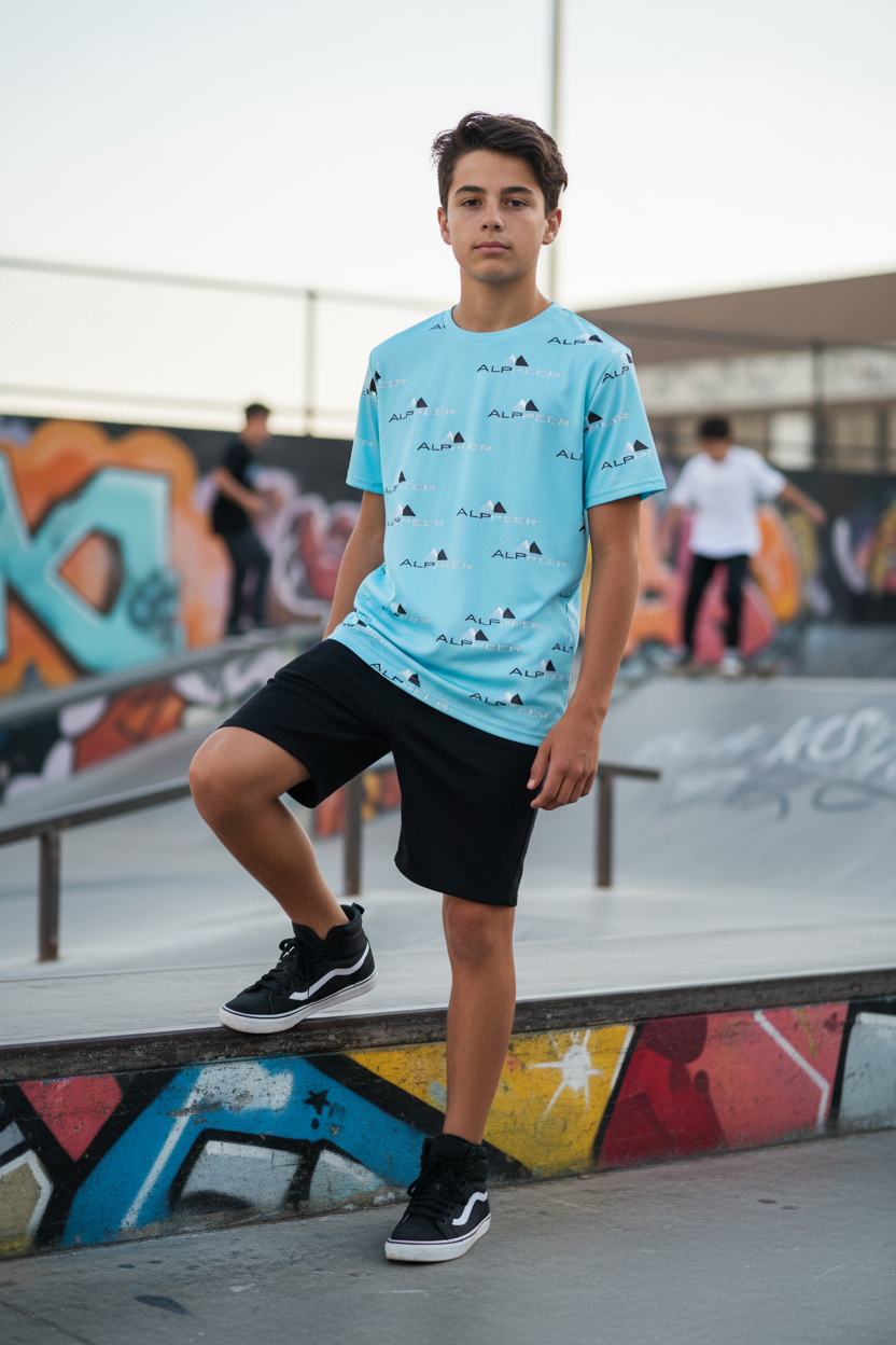 Boy Skate Park Look